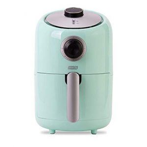 Dash Compact Air Fryer 1.2 L Electric Air Fryer Oven Cooker with Temperature Control, Non Stick Fry Basket, Recipe Guide + Auto Shut off Feature – Aqua