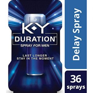 Duration Spray for Men, K-Y – Male Genital Desensitizer Spray to last longer, 0.16 fl Oz., 36 Sprays/0.16 Made With Delay Lube for Men To Help Men Last Longer In Bed