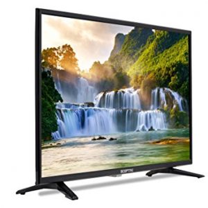 Sceptre 32 inch LED 720p HDTV 3X HDMI MHL ASTC/QAM, Metal Black 2019 (X328BV-SR)