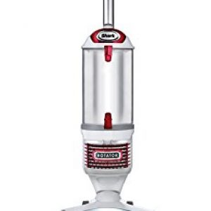 Shark Rotator Professional Upright Corded Bagless Vacuum for Carpet and Hard Floor with Lift-Away Hand Vacuum and Anti-Allergy Seal (NV501), White with Red Chrome