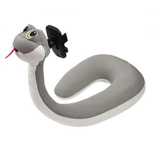 Allywit Travel Pillow Neck Support Pillow with Flexible Gooseneck Phone Holder, More Supportive Design, Travel Pillow for Airplane Travel, 100% Memory Foam, Adjustable (D)