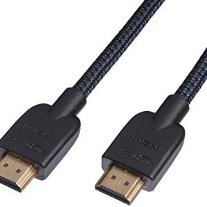 AmazonBasics Braided 4k HDMI to HDMI Cable – 10-Foot,