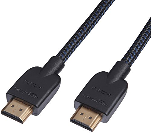 AmazonBasics Braided 4k HDMI to HDMI Cable – 10-Foot,