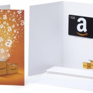 Amazon.com $100 Gift Card in a Greeting Card (Amazon Surprise Box Design),