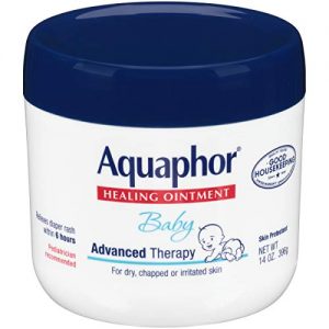Aquaphor Baby Healing Ointment – Advance Therapy for Diaper Rash, Chapped Cheeks and Minor Scrapes – 14. oz Jar,