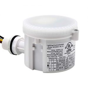 CINOTON 360 Degree Microwave Motion Sensor 3 IP65 Rating Waterproof Motion Sensor Light Switch,