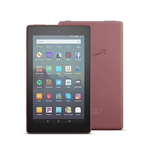 Fire 7 Tablet (7″ display, 16 GB) – Plum,