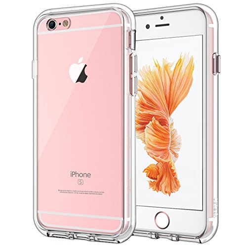 JETech Case for Apple iPhone 6 and iPhone 6s, Shock-Absorption Bumper Cover, Anti-Scratch Clear Back (HD Clear),