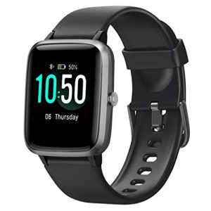 Letsfit Smart Watch, Fitness Tracker with Heart Rate Monitor, Activity Tracker with 1.3″ Touch Screen, IP68 Waterproof Pedometer Smartwatch with Sleep Monitor, Step Counter for Women and Men