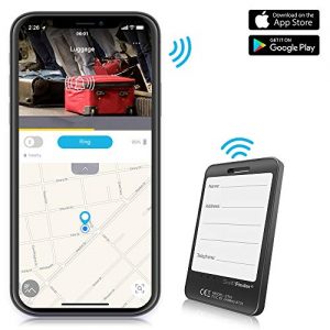 Luggage Tracker Device with App, Bluetooth Trackers Tag for Suitcase Baggage – Anti-Lost Smart Wireless Locator Tags Item Finder with Alarm,