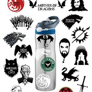 S-001 21pcs Game of Thrones Season 8 Stickers MacBook Pro Vinyl Stickers MacBook Air Stickers for Water Bottles Hydro Flask Stickers Vsco Stickers Laptop Stickers,