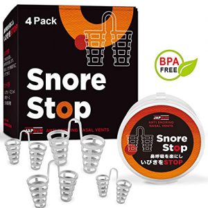 Snore Stopper Solution – Anti Snoring Nose Vents – Set of 4 Nasal Dilators – Natural Stop Snoring Devices – Reduce Snoring