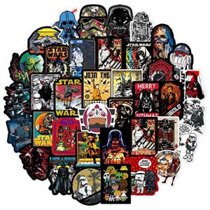 Stickers for Star[50PCS], Cool Graffiti Bomb Sticker for Laptop Water Bottle Hydro Flask MacBook Car Bike Bumper Skateboard, Waterproof Vinyl Decals for Movie Fans, Kids and Adult,