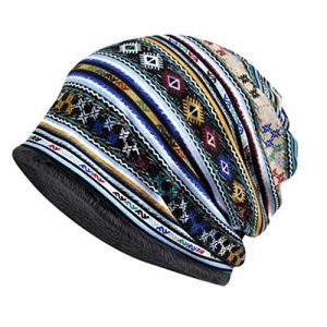 Winsummer Soft Slouchy Ponytail Beanie Hat Stretch Scarf Cap Winter Knit Skull Cap for Women and Girls