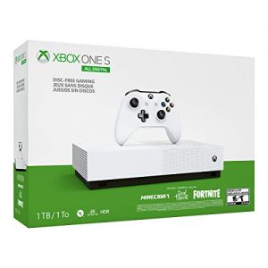 Xbox One S 1TB All-Digital Edition Console (Disc-free Gaming),