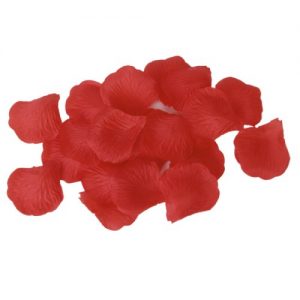 100pcs Artificial Rose Petals Wedding Decoration Flowers (Red)