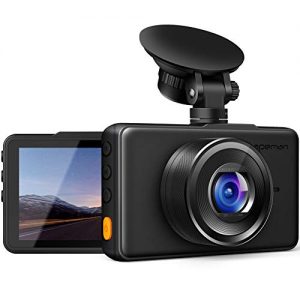 APEMAN Dash Cam 1080P FHD DVR Car Driving Recorder 3 Inch LCD Screen 170° Wide Angle, G-Sensor, WDR, Parking Monitor, Loop Recording, Motion Detection,