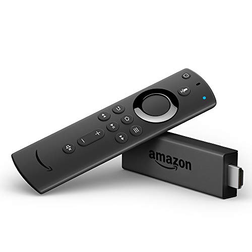 Fire TV Stick streaming media player with Alexa built in, includes Alexa Voice Remote, HD, easy set-up, released 2019,