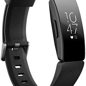 Fitbit Inspire HR Heart Rate & Fitness Tracker, One Size (S & L bands included), 1 Count,