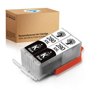 H&BO TOPMAE Compatible PGI-280XXL CLI-281XXL Ink Cartridge for Canon Pixma TR8520 TS9120 TS6220 TS6320 TR7520 TS6120 TS8120 TS8220 TS9521C (1BK, 1BK, 1C,1M, 1Y),