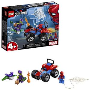 LEGO Marvel Spider-Man Car Chase 76133 Building Kit, Green Goblin and Spider-Man Superhero Car Toy Chase (52 Pieces),