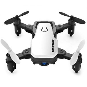 SNAPTAIN A15 Foldable FPV WiFi Drone w/Voice Control/120°Wide-Angle 720P HD Camera/Trajectory Flight/Altitude Hold/G-Sensor/3D Flips/Headless Mode/One Key Return/2 Modular Batteries/App Control,
