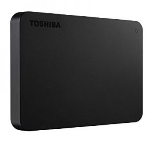 Toshiba Canvio Basics 1TB Portable External Hard Drive USB 3.0, Black (HDTB410XK3AA),