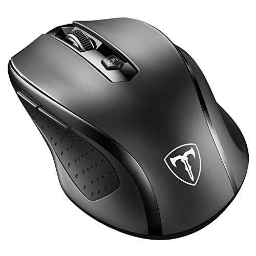 Logitech M510 Wireless Computer Mouse – Comfortable Shape with USB Unifying Receiver, with Back/Forward Buttons and Side-to-Side Scrolling, Dark Gray,