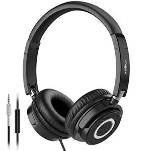 COWIN E7 Active Noise Cancelling Headphones Bluetooth Headphones with Microphone Deep Bass Wireless Headphones Over Ear, Comfortable Protein Earpads, 30 Hours Playtime for Travel/Work, Black,